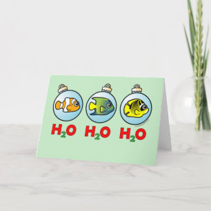 Tarjeta Festiva H2O H2O H2O Scubadorable