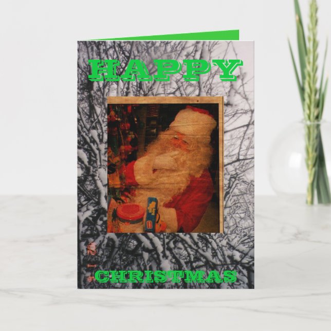 TARJETA FESTIVA H, SC, FELIZ, NAVIDADES (Anverso)