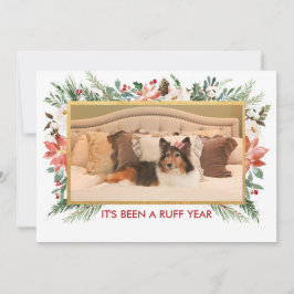 Tarjeta Festiva Ha sido un año difícil | Navidades de fotografía d