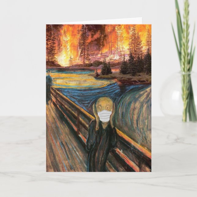 Tarjeta Festiva Ha sido un año duro (Anverso)