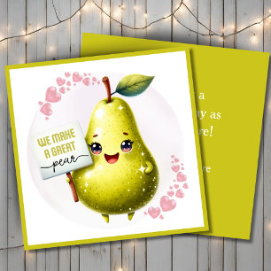 Tarjeta Festiva Hacemos Un Gran El día de San Valentín Pun Persona