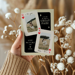Tarjeta Festiva Hacemos una Gran Pareja Rey/Reina Foto San Valentí