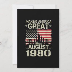Tarjeta Festiva Hacer a Estados Unidos grande desde el regalo de c