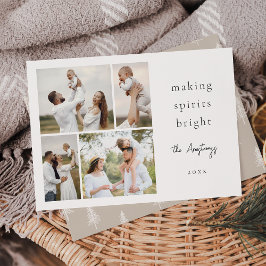 Tarjeta Festiva Hacer que los espíritus brillen por el Collage de