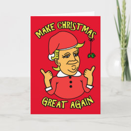 Tarjeta Festiva Hacer que los Navidades vuelvan a ser grandes