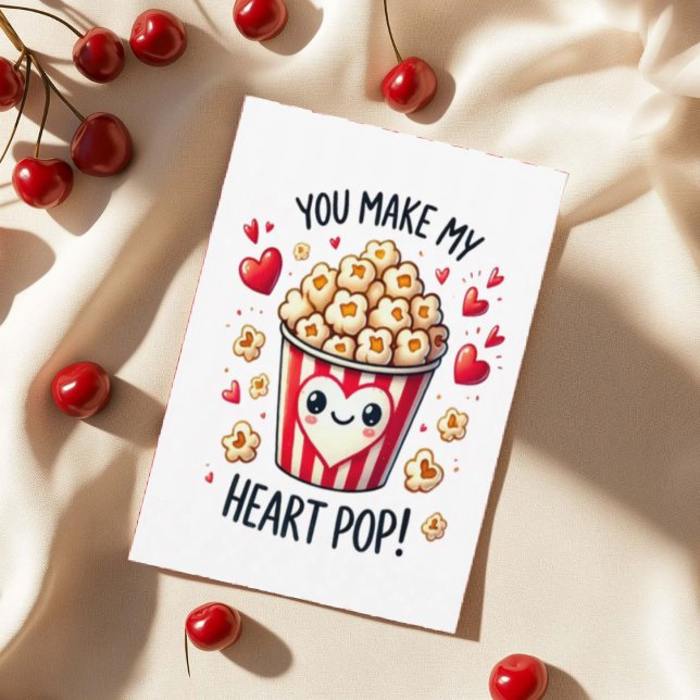 Tarjeta Festiva ¡Haces que mi corazón explote! Divertido Día de Sa (Subido por el creador)