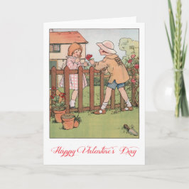 Tarjeta Festiva Haciendo que los amigos vivan San Valentín por Ann