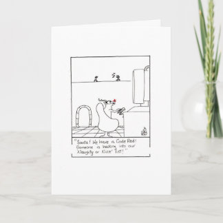 Tarjeta Festiva Hacker de navidades