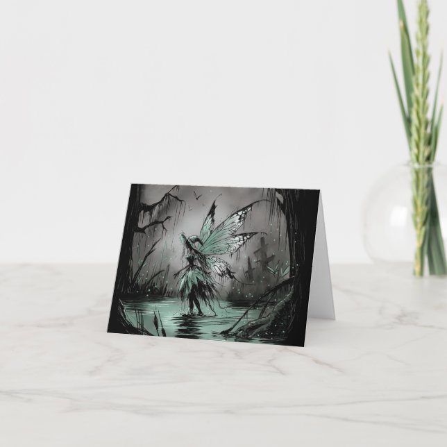 Tarjeta Festiva Hada Swamp (Anverso)
