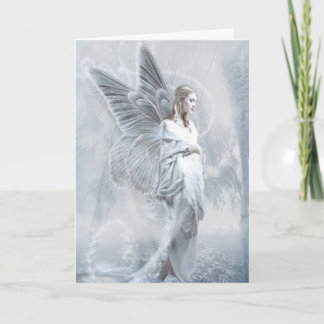 Tarjeta Festiva Hadas de nieve