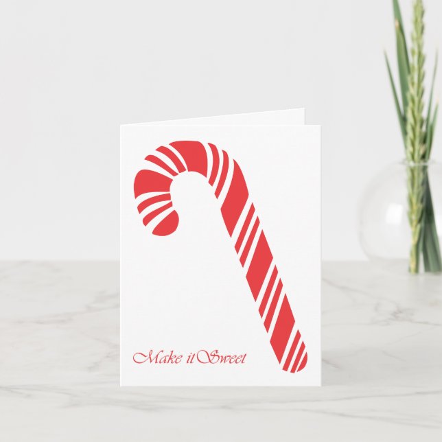 Tarjeta Festiva Hágalo dulce (Anverso)