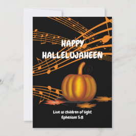 Tarjeta Festiva HALLELUJAHEEN | Cristiano | Halloween