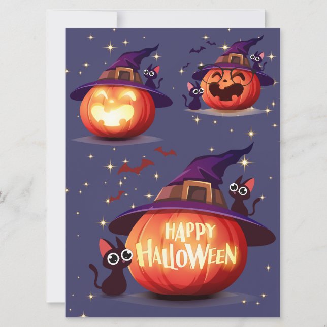TARJETA FESTIVA HALLOWEEN (Anverso)