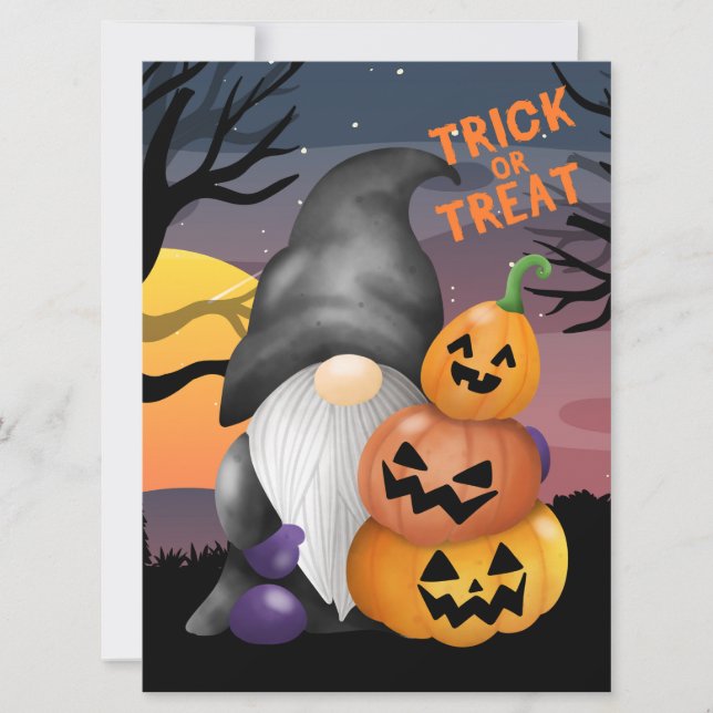 TARJETA FESTIVA HALLOWEEN (Anverso)