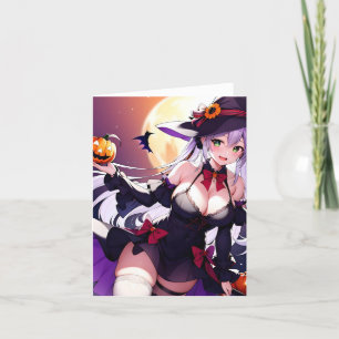 Tarjeta Festiva Halloween Anime T