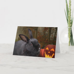 Tarjeta Festiva Halloween Bunny