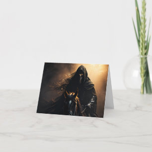 Tarjeta Festiva Halloween de Black Rider