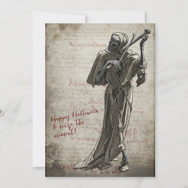 Tarjeta Festiva Halloween de Musicales (Anverso)