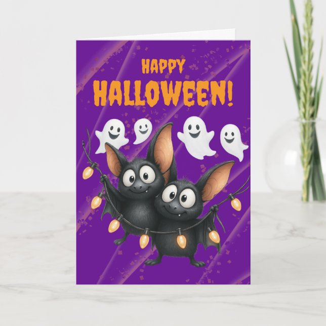 Tarjeta Festiva Halloween Halloween (Anverso)