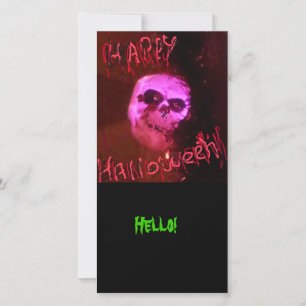 Tarjeta Festiva Halloween hola