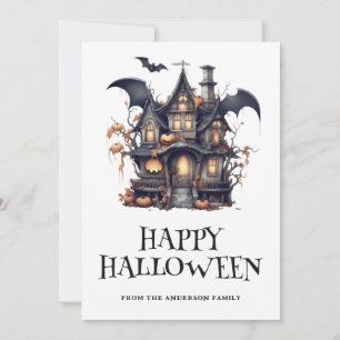 Tarjeta Festiva Halloween Spooky