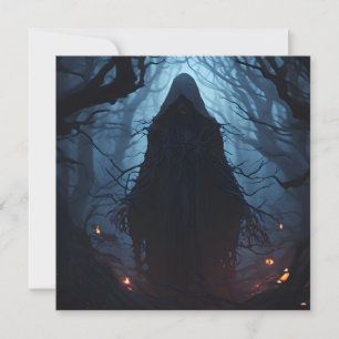 Tarjeta Festiva Halloween Witchwood