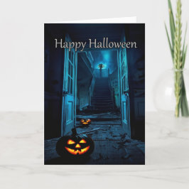 Tarjeta Festiva Halls Halloween Card