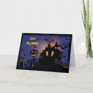 Tarjeta Festiva Haloween feliz
