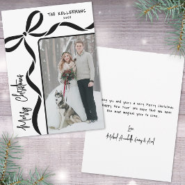 Tarjeta Festiva Hand Drawn Whimsical Merry Christmas