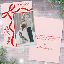 Tarjeta Festiva Hand Drawn Whimsical Merry Christmas