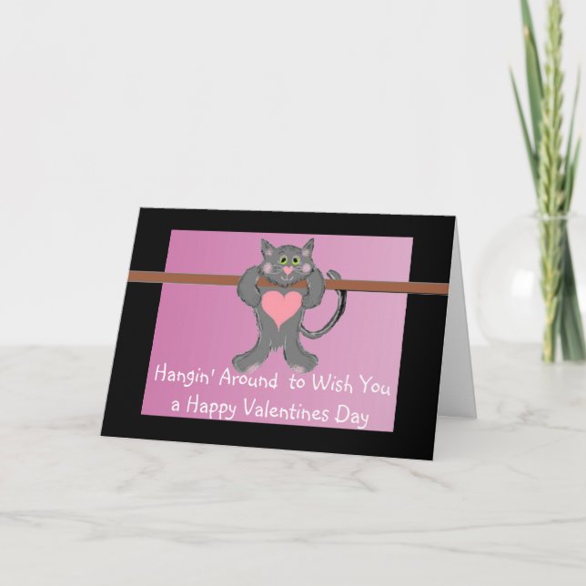 Tarjeta Festiva Hangin por ahí (Anverso)