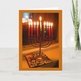 Tarjeta Festiva Hannukiah