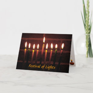 Tarjeta Festiva Hanukkah