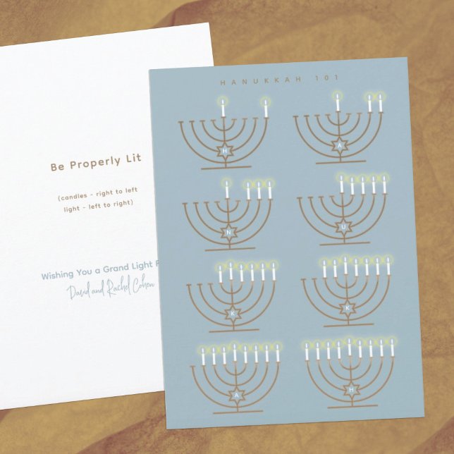 Tarjeta Festiva Hanukkah 101 (Subido por el creador)