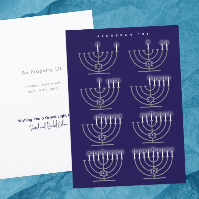 Tarjeta Festiva Hanukkah 101 (Subido por el creador)
