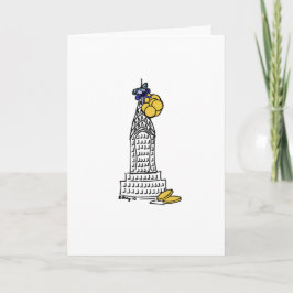 Tarjeta Festiva Hanukkah Gelt Holiday