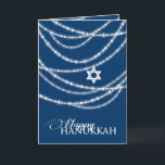Tarjeta Festiva Hanukkah Ilumina Sparkles Festividades Festividade<br><div class="desc">Diseñado por fat*fa*tin. Fácil de personalizar con su propio texto,  foto o imagen. Para solicitudes de personalizados,  por favor contacte directamente con fat*fa*tin. Se cobran cargos por personalizado. www.zazzle.com/fat_fa_tin www.zazzle.com/color_therapy www.zazzle.com/fatfatin_blue_knot・・・・・・・. www.zazzle.com/fatfatin_red_knot www.zazzle.com/fatfatin_mini_me www.zazzle.com/fatfatin_box</div>
