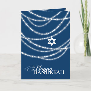 Tarjeta Festiva Hanukkah Ilumina Sparkles Festividades Festividade