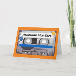 Tarjeta Festiva Hanukkah Mix-Tape