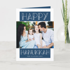 Tarjeta Festiva Hanukkah moderno | Foto