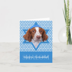 Tarjeta Festiva Hanukkah Star of David - Bretaña - Charlie