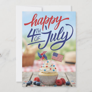 Tarjeta Festiva Happy 4th Of July Funny Patriotic USA Celebration