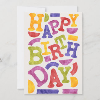 TARJETA FESTIVA HAPPY BIRTHDAY