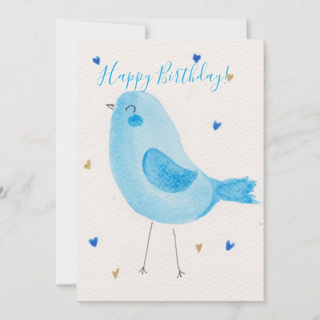 Tarjeta Festiva Happy Birthday Card (Anverso)