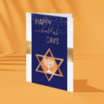 Tarjeta Festiva Happy Challah Days Hanukkah<br><div class="desc">Este diseño fue creado a través del arte digital y puede ser personalizado en el área que proporciona cambiando la foto y/o el texto. O puede personalizarse eligiendo la opción de hacer clic en el personalizar y borrar o cambiar el color del fondo, agregar texto, cambiar el color o estilo...</div>