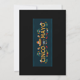 Tarjeta Festiva Happy Cinco de May Greeting Card