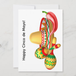 Tarjeta Festiva Happy Cinco de Mayo Greeting Card