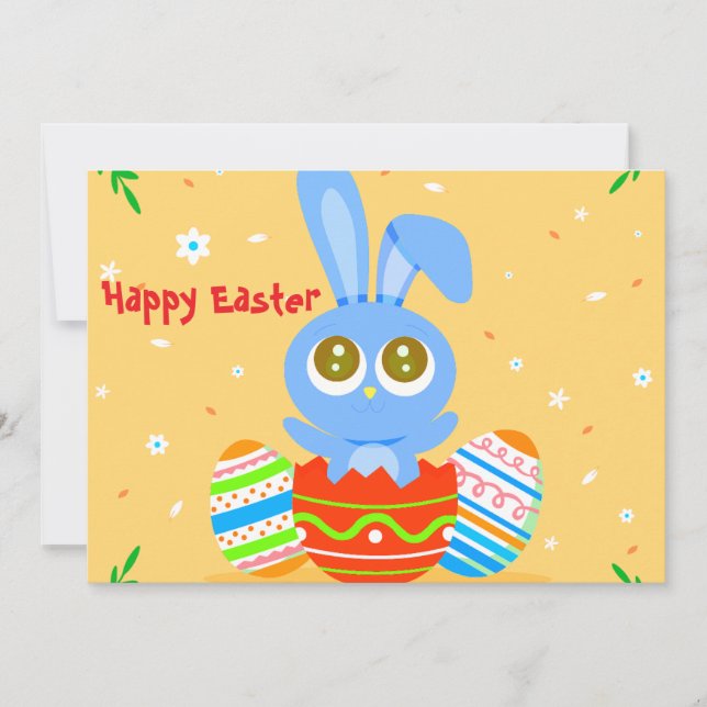 Tarjeta Festiva Happy Easter! (Anverso)