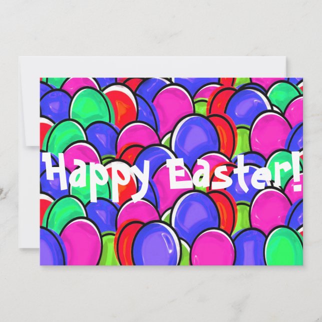 Tarjeta Festiva Happy Easter! (Anverso)