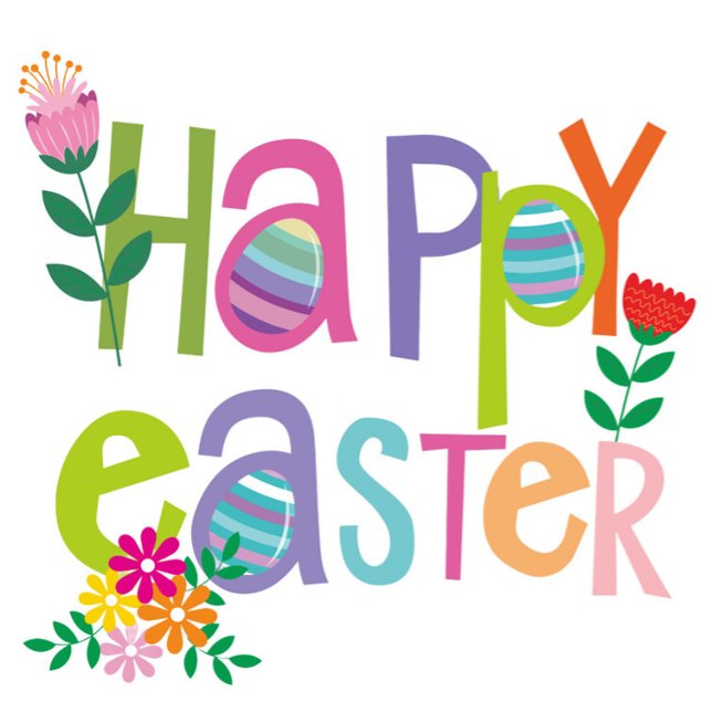 Tarjeta Festiva Happy Easter  (Easter, Cheer in Full Color!)